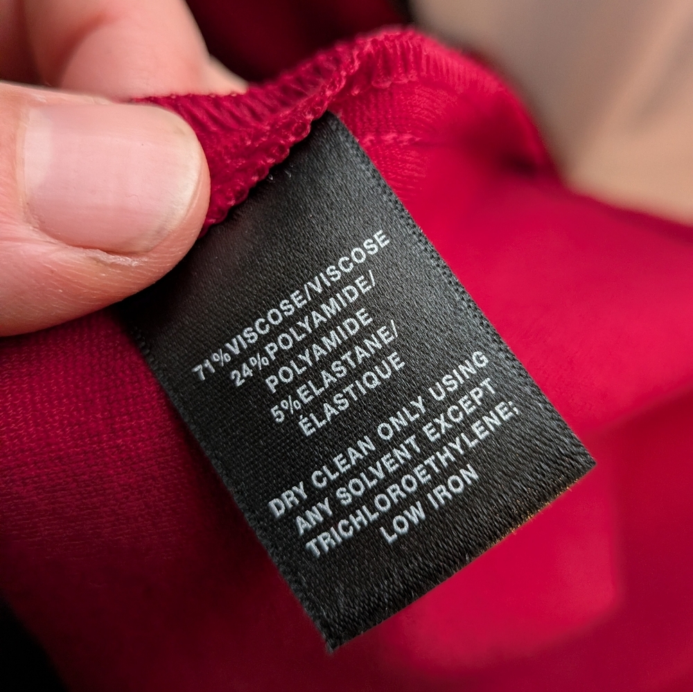 Lafayette 148 New York Crimson Midi Dress - Picture 6 of 6